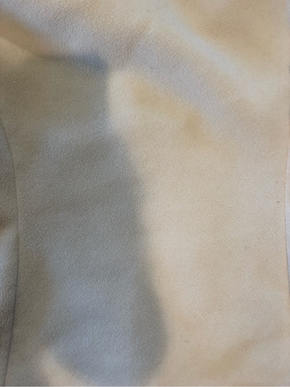 The North Face womens white & Light Gray Hooded Fleece Puffer Jacket - Picture 8 of 10